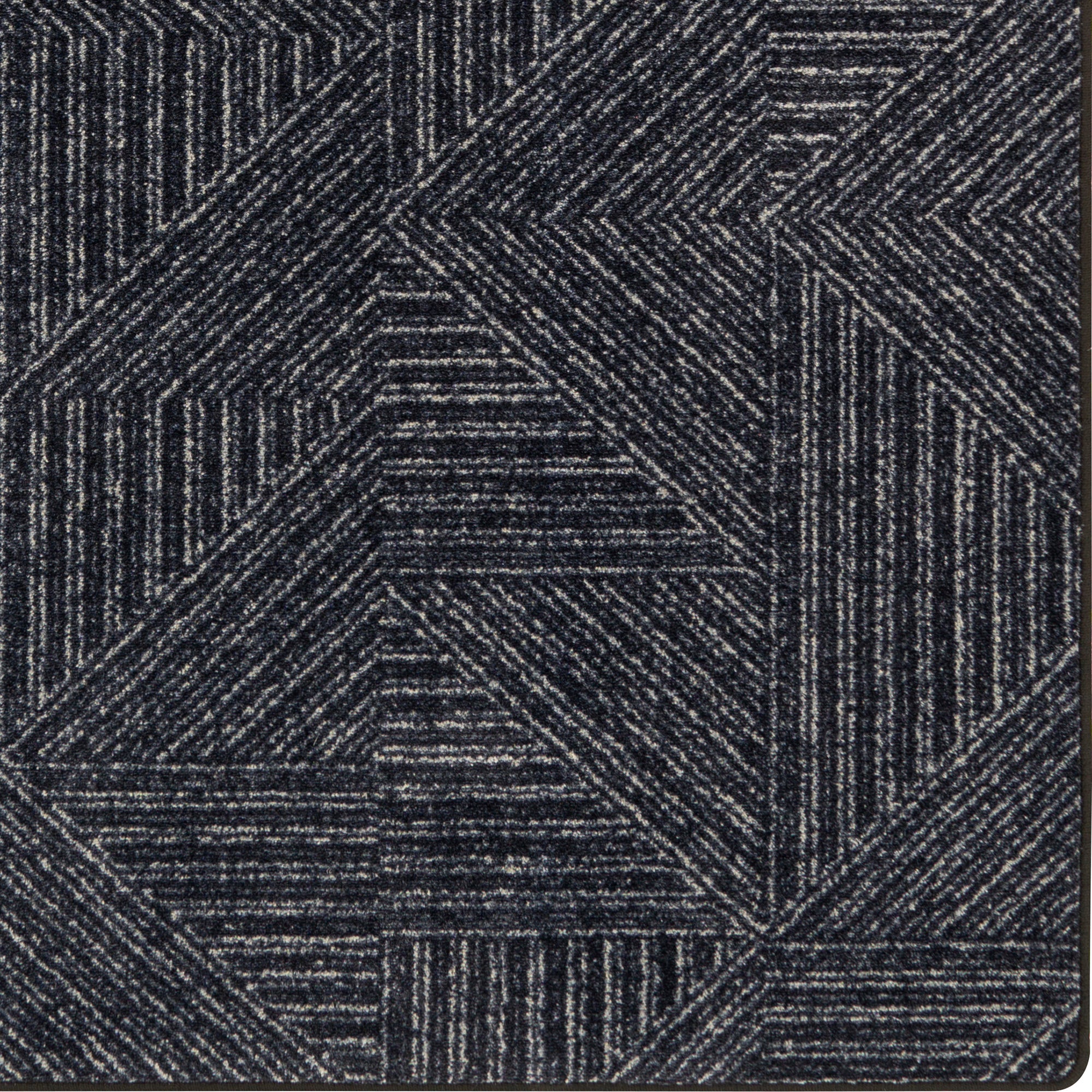 Above Board 7'8" x 10'9" area rug in color Onyx