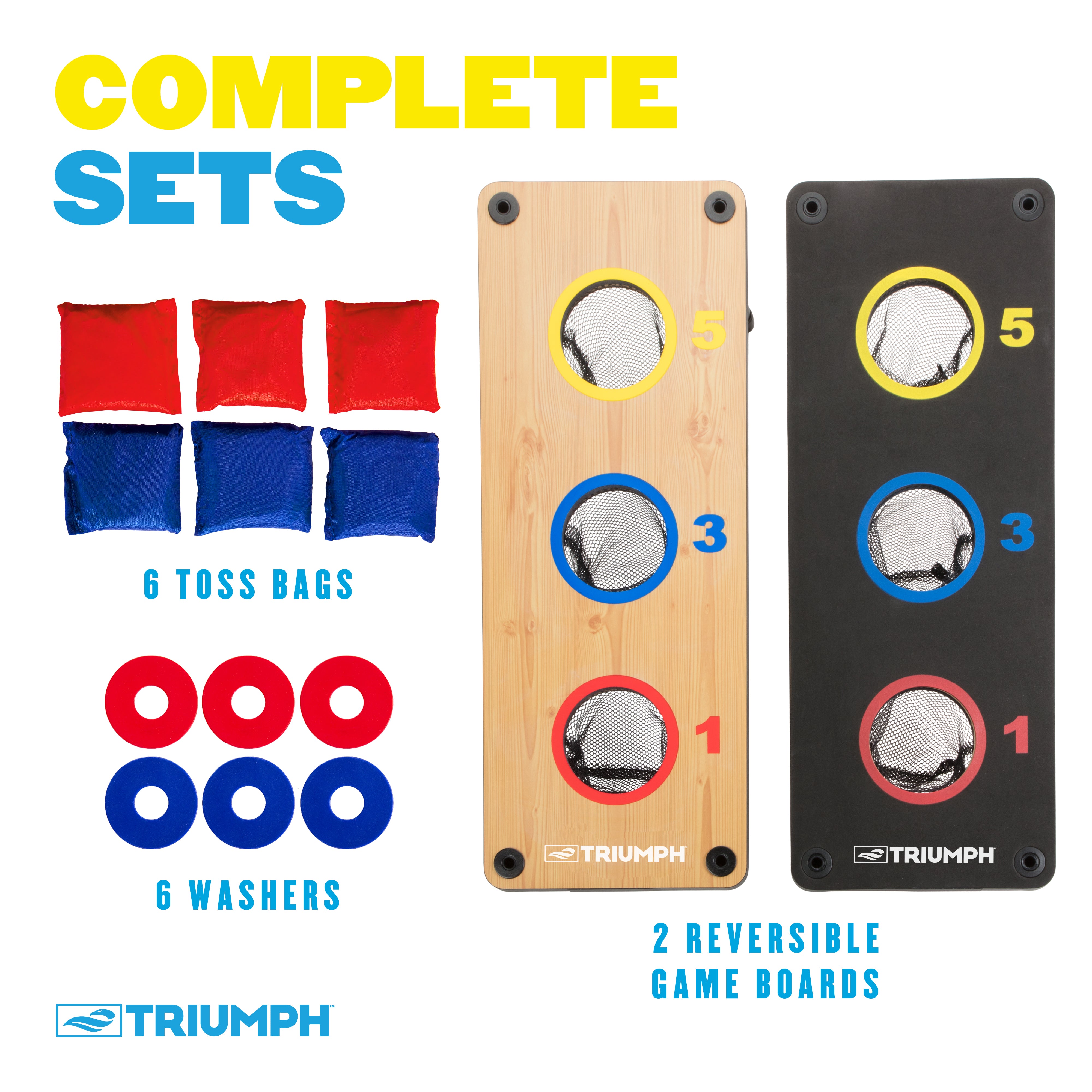 Triumph 2-In-1 3-Hole Bag Toss/3-Hole Washer Toss