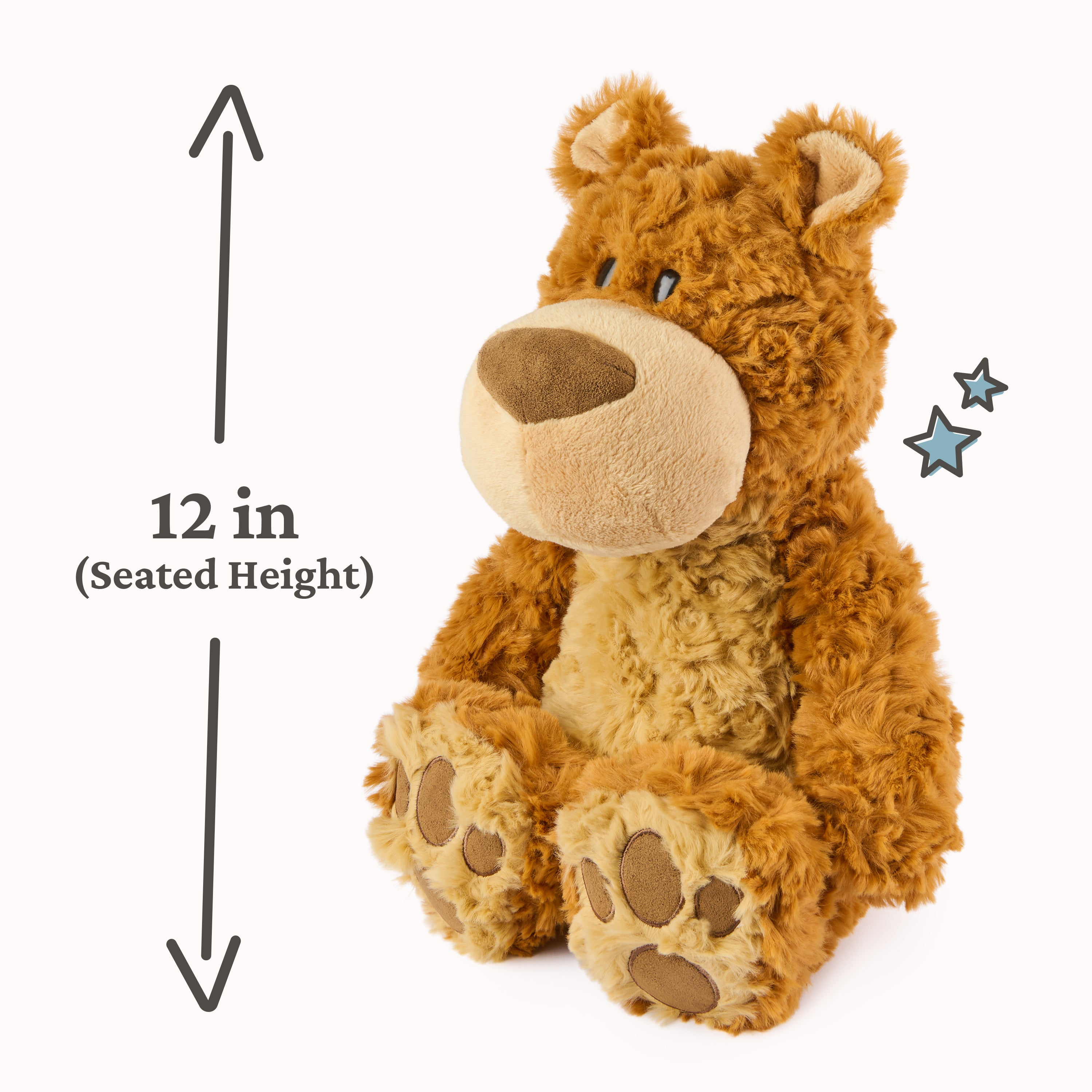 GUND Bexley Teddy Bear, Premium Teddy Bear Stuffed Animal for Ages 1 and Up, Brown, 12”