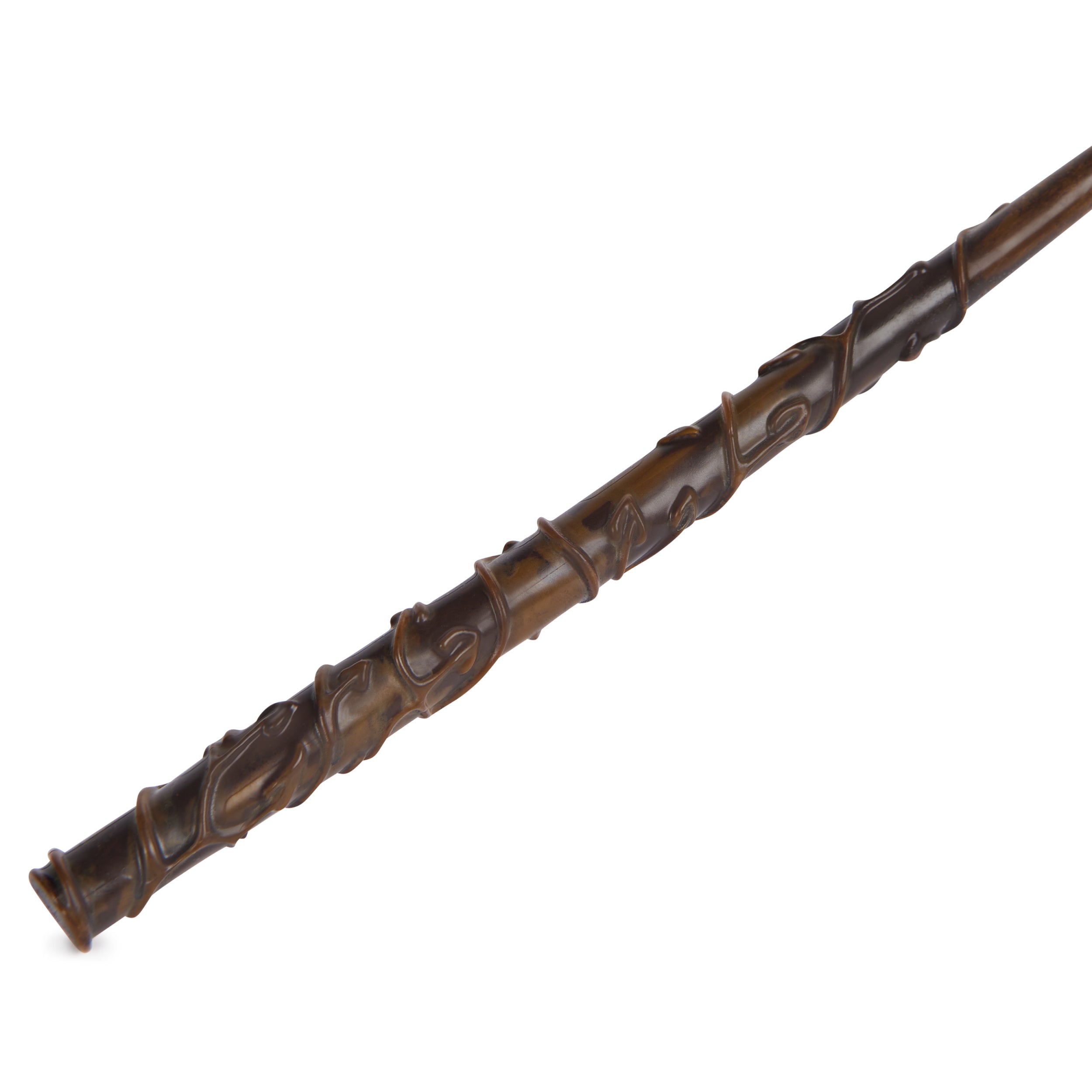 Wizarding World Harry Potter, 12-inch Magical Collector Hermione Granger Wand with Stand & Die-cast Icon, Magical Creatures, Accessory for Halloween Costumes