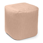 Jaxx Luckie Outdoor Patio Bean Bag Ottoman, Petal