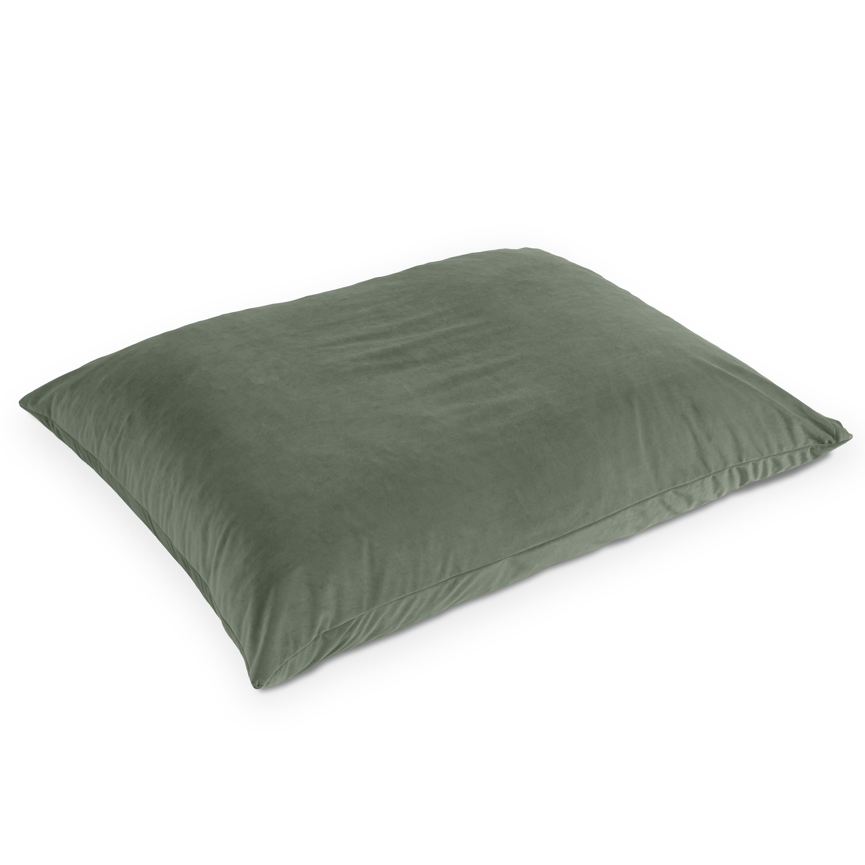 Jaxx Pillow Saxx 5.5-Foot Décor Bean Bag Giant Floor Pillow Lounge, Lush Velvet Green