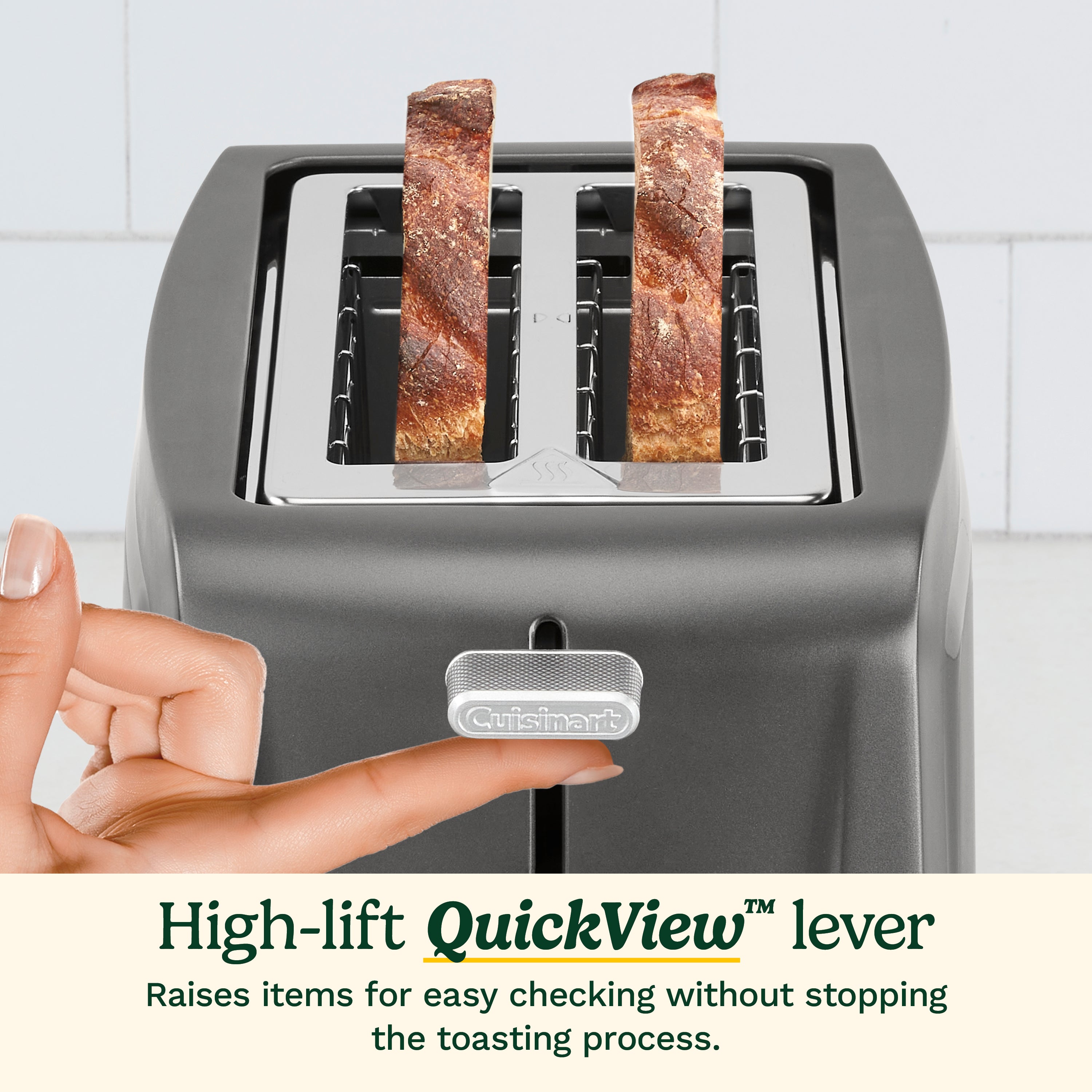 Cuisinart 2-Slice XL Slot Plastic Toaster