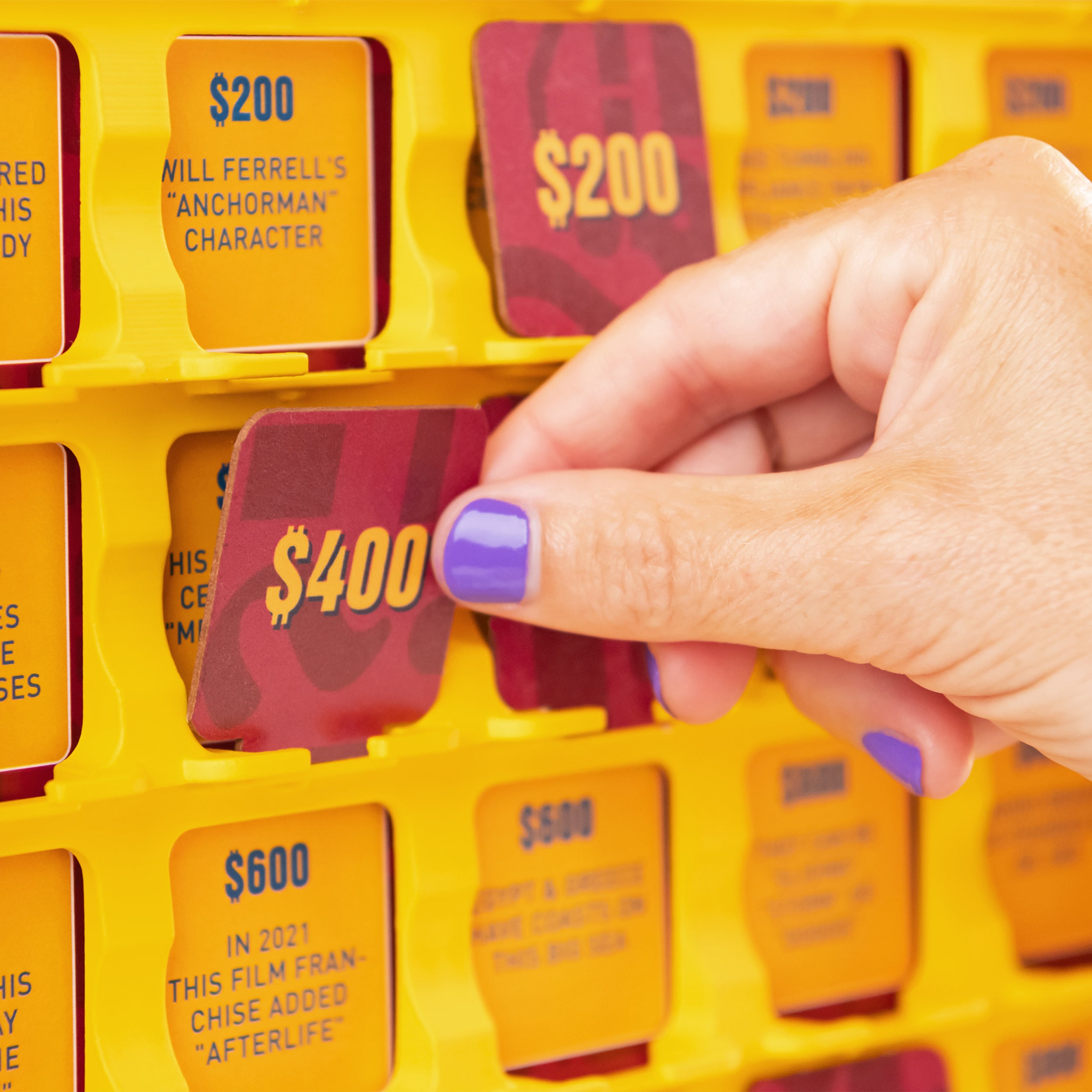 Jeopardy! Family Edition Board Game Trivia Games Board Games for Family Night Fun Games for Game Night, for Adults and Kids Ages 10 and up