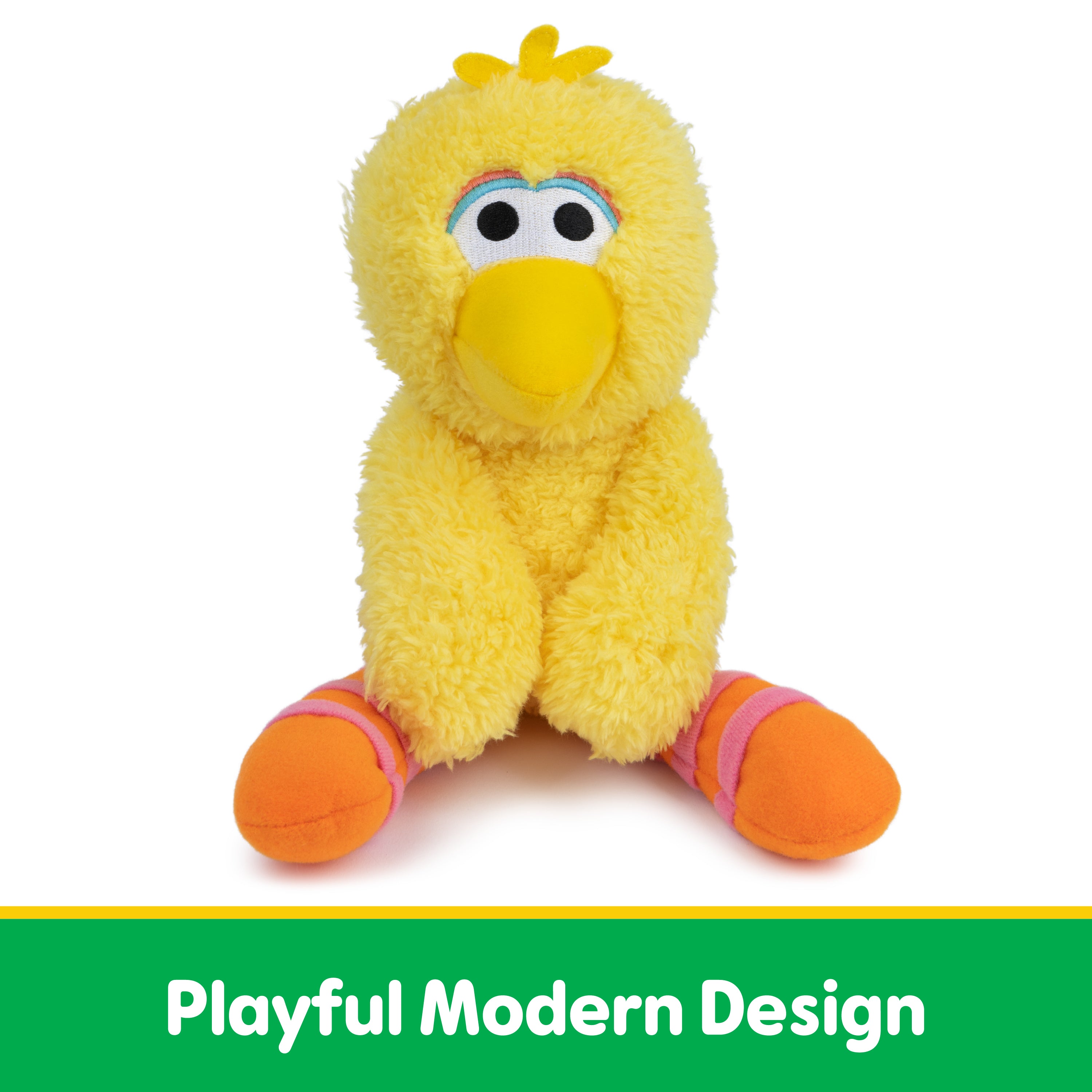 GUND Sesame Street Official Big Bird Take Along Buddy Plush, Premium Plush Toy for Ages 1 & Up, Yellow, 13”