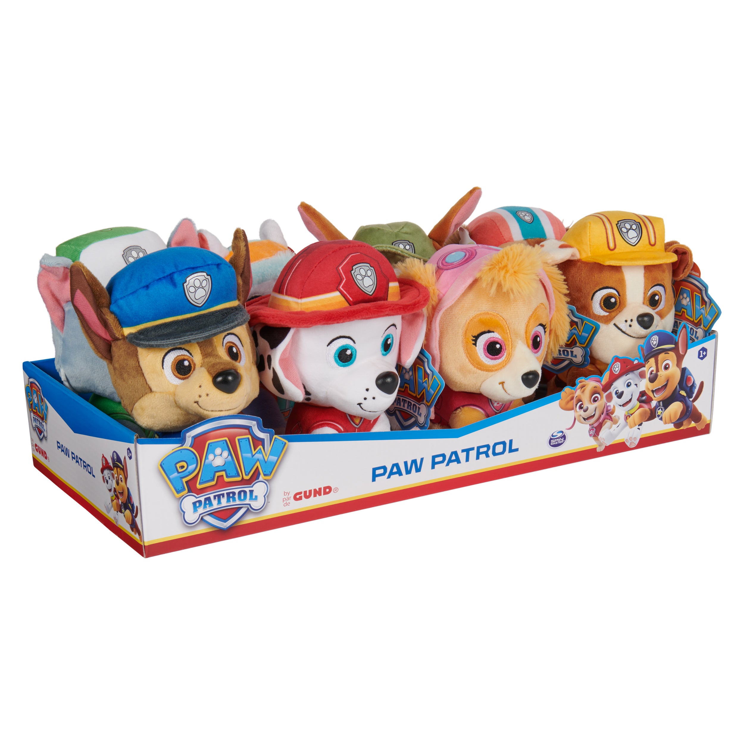 Paw Patrol 8-unit 6-inch Plush Assortment, CDU