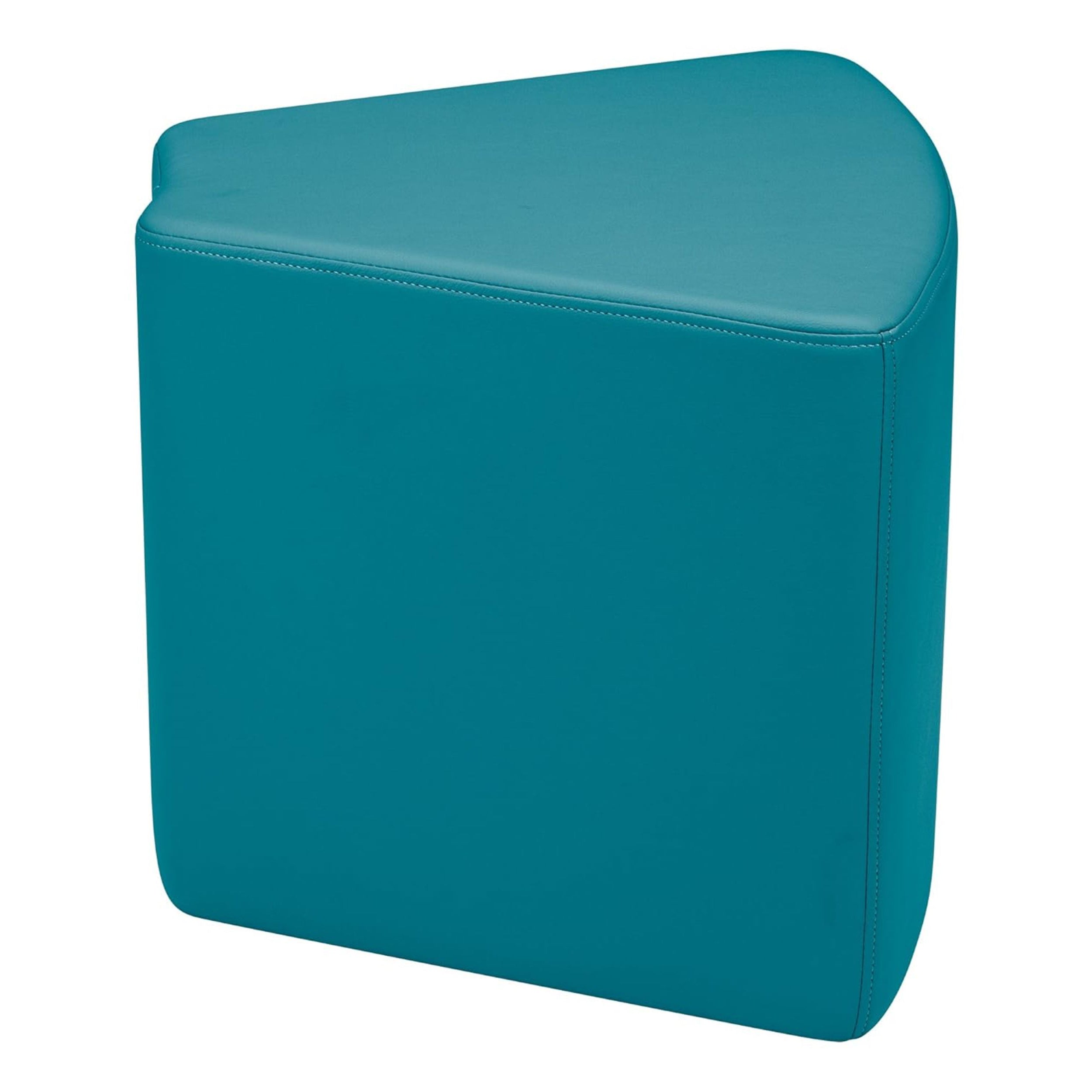 Pro Series Upholstered Wedge Ottoman 18" Height - Teal