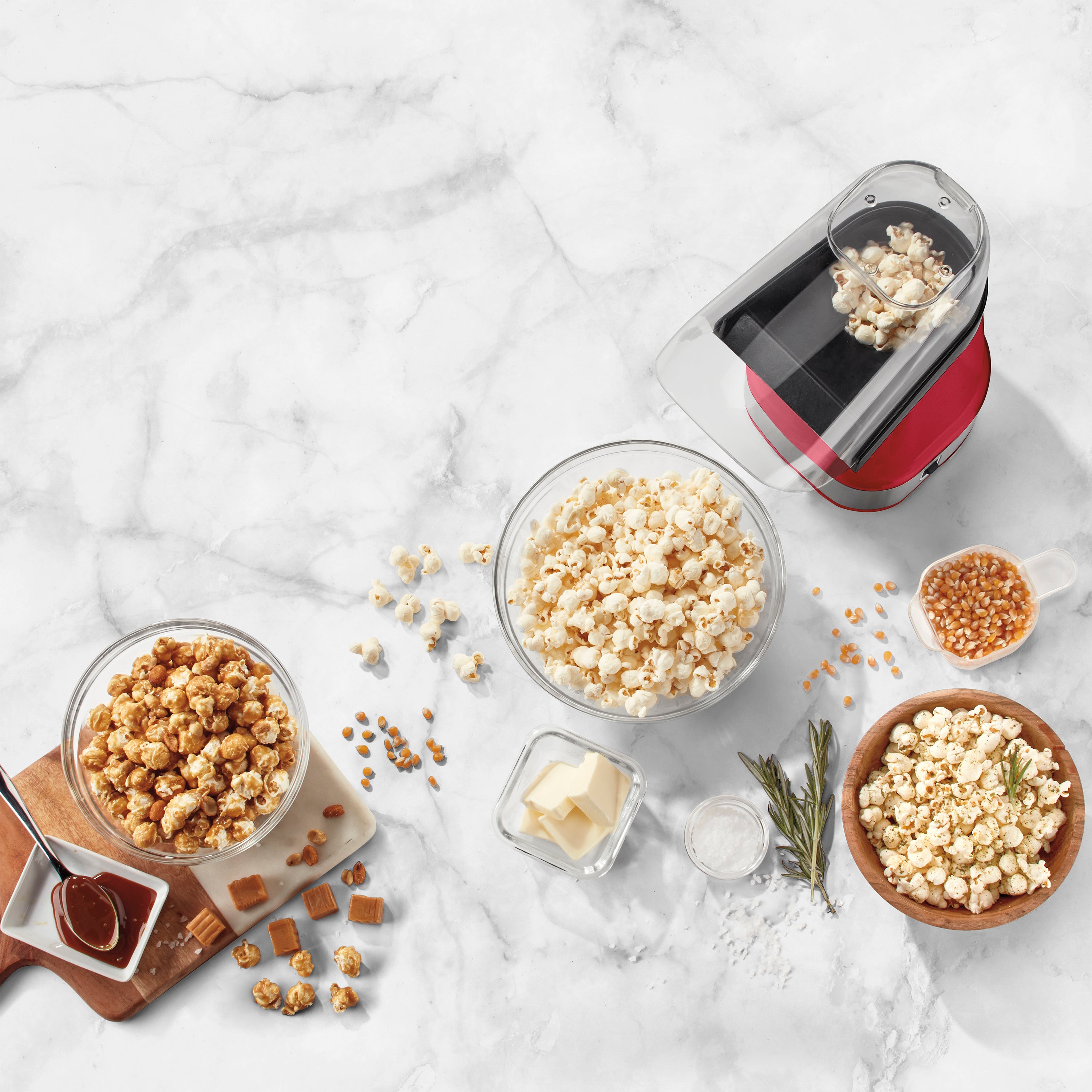 EasyPop Hot Air Popcorn Maker - Red