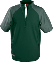 Rawlings Adult Colorsync Short Sleeve Cage Jacket - Small - Dark Green