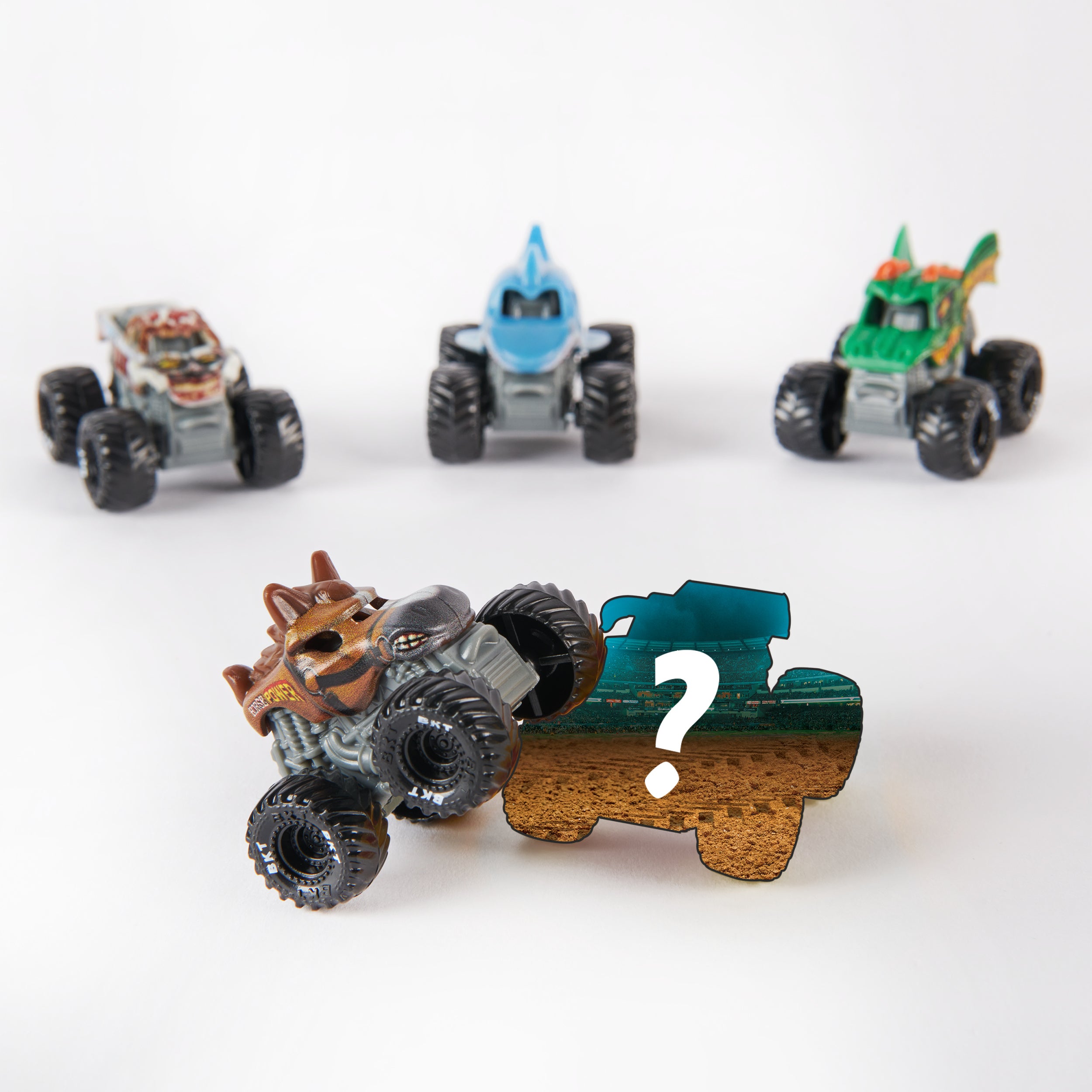 Monster Jam, Official Mini 5-Pack with Mystery Collectible Monster Truck, 1:87 Scale, Kids Toys for Boys and Girls Ages 3 and up