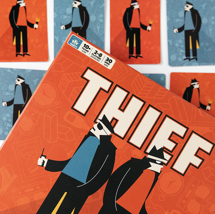 Spin Master Games, SolidRoots Thief, High-Speed Card Game from the Makers of Mind The Gap, for Friendsgiving, Family Parties, Birthdays & More, 2-8 Players, for Ages 10 & Up