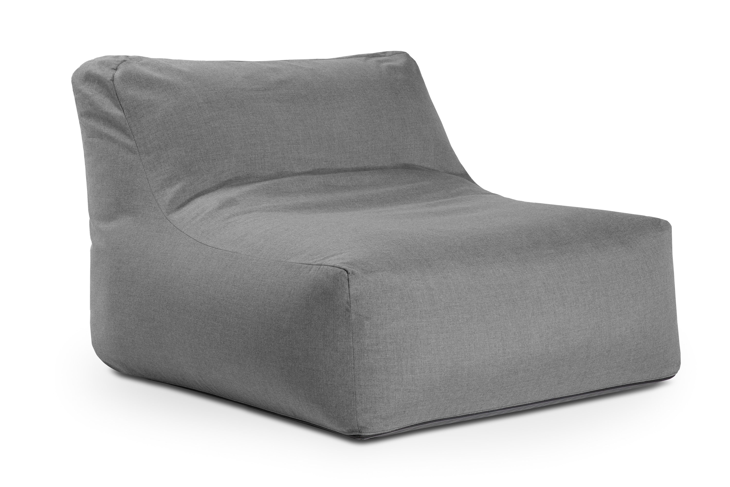 Coza Outdoor Chair - Large Bean Bag Lounge Chair for Poolside & Patio Lounging - Sunbrella, Charcoal