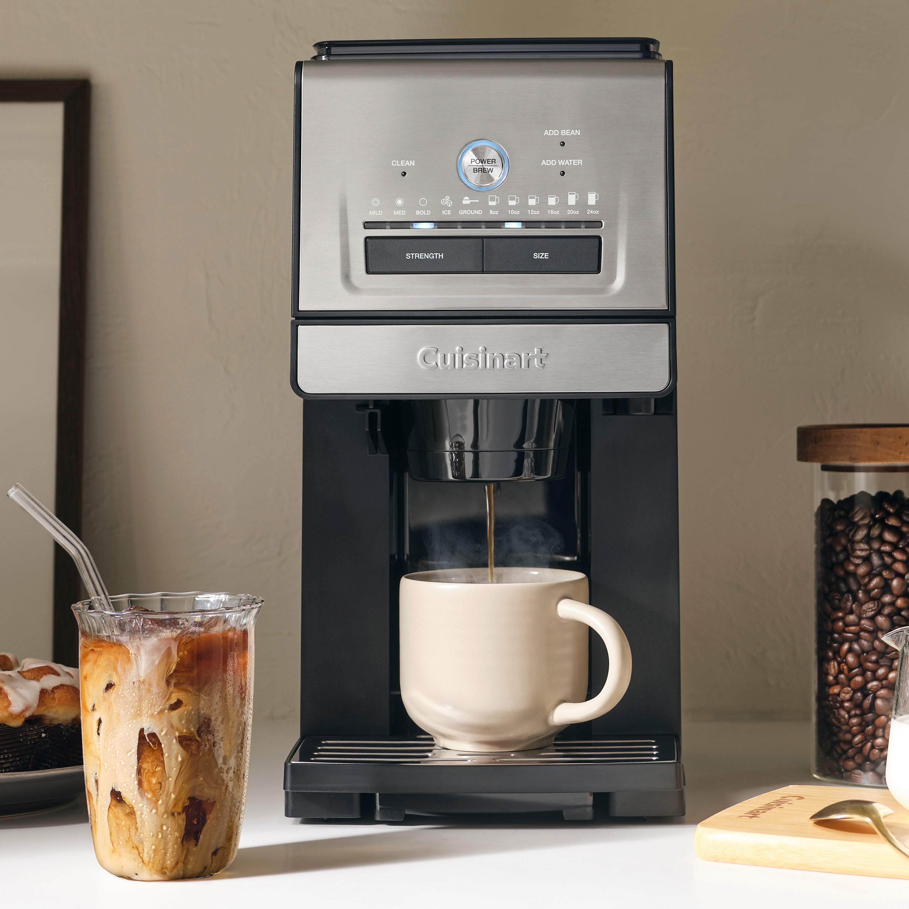 Custom Grind & Brew Single-Cup Coffee Maker
