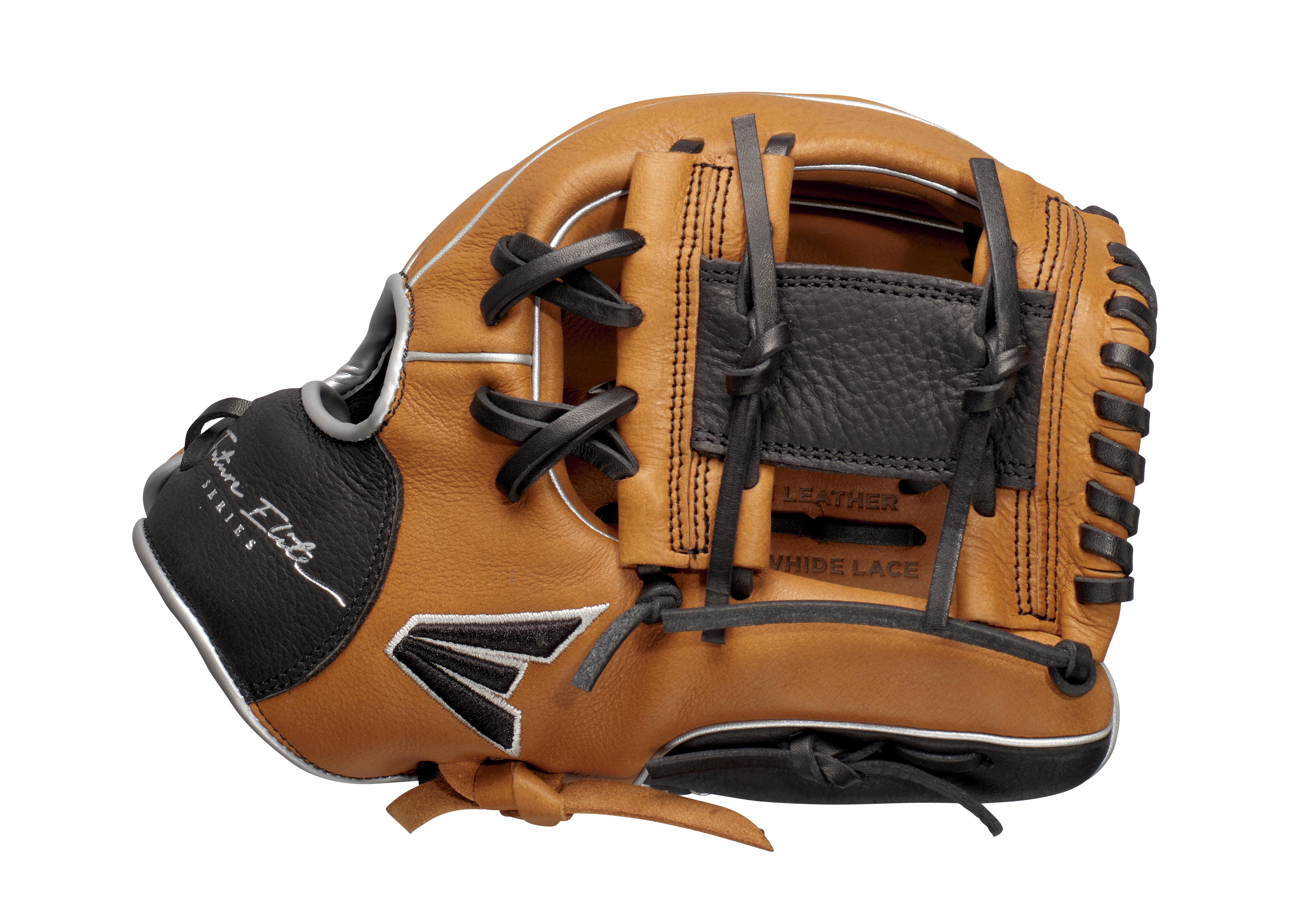 Easton Future Elite Series Youth 11-Inch Baseball Glove - Right Hand Thrower - Carmel/Black