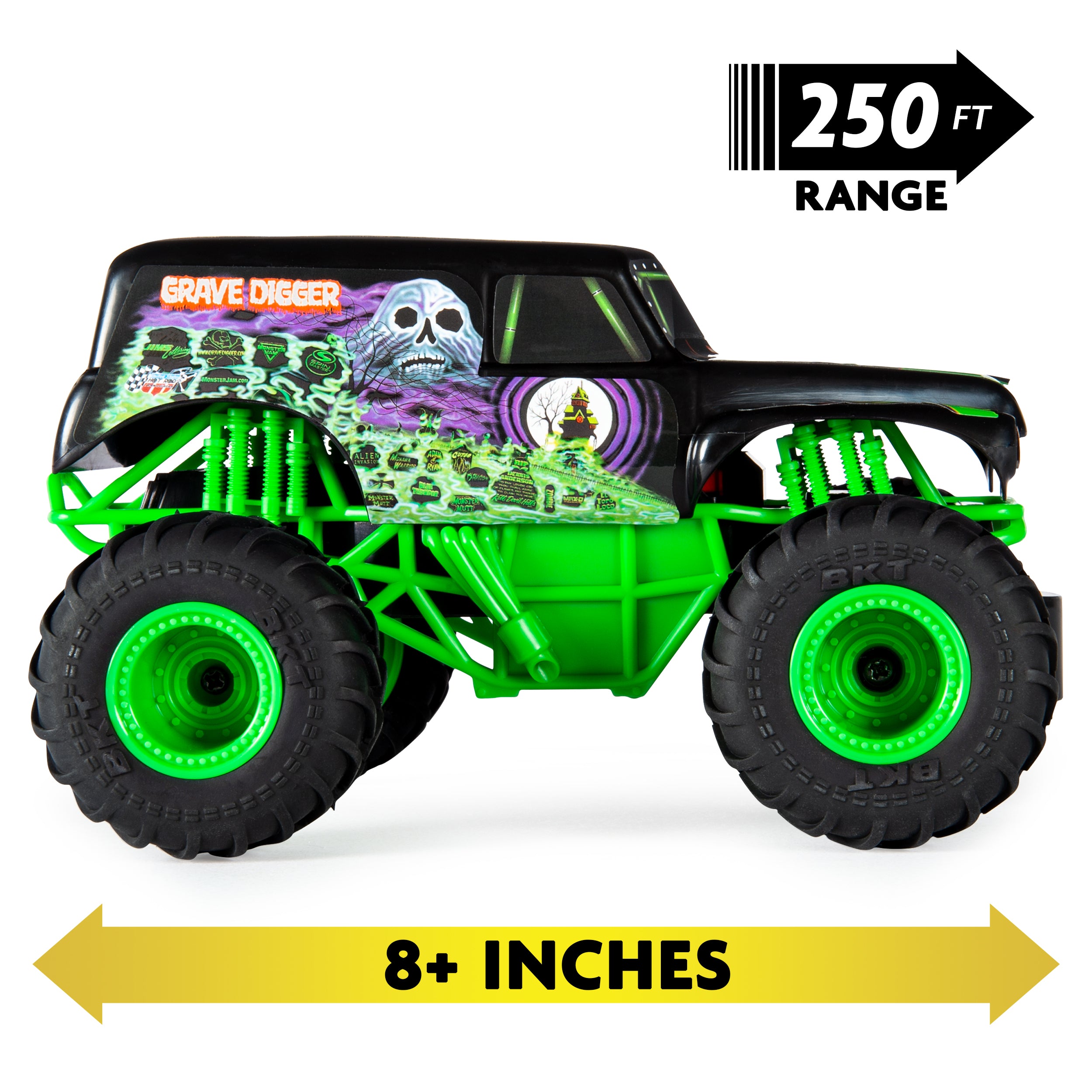 Monster Jam, Official Grave Digger Remote Control Monster Truck, 1:24 Scale, 2.4 GHz, Kids Toys for Boys and Girls Ages 4 and up