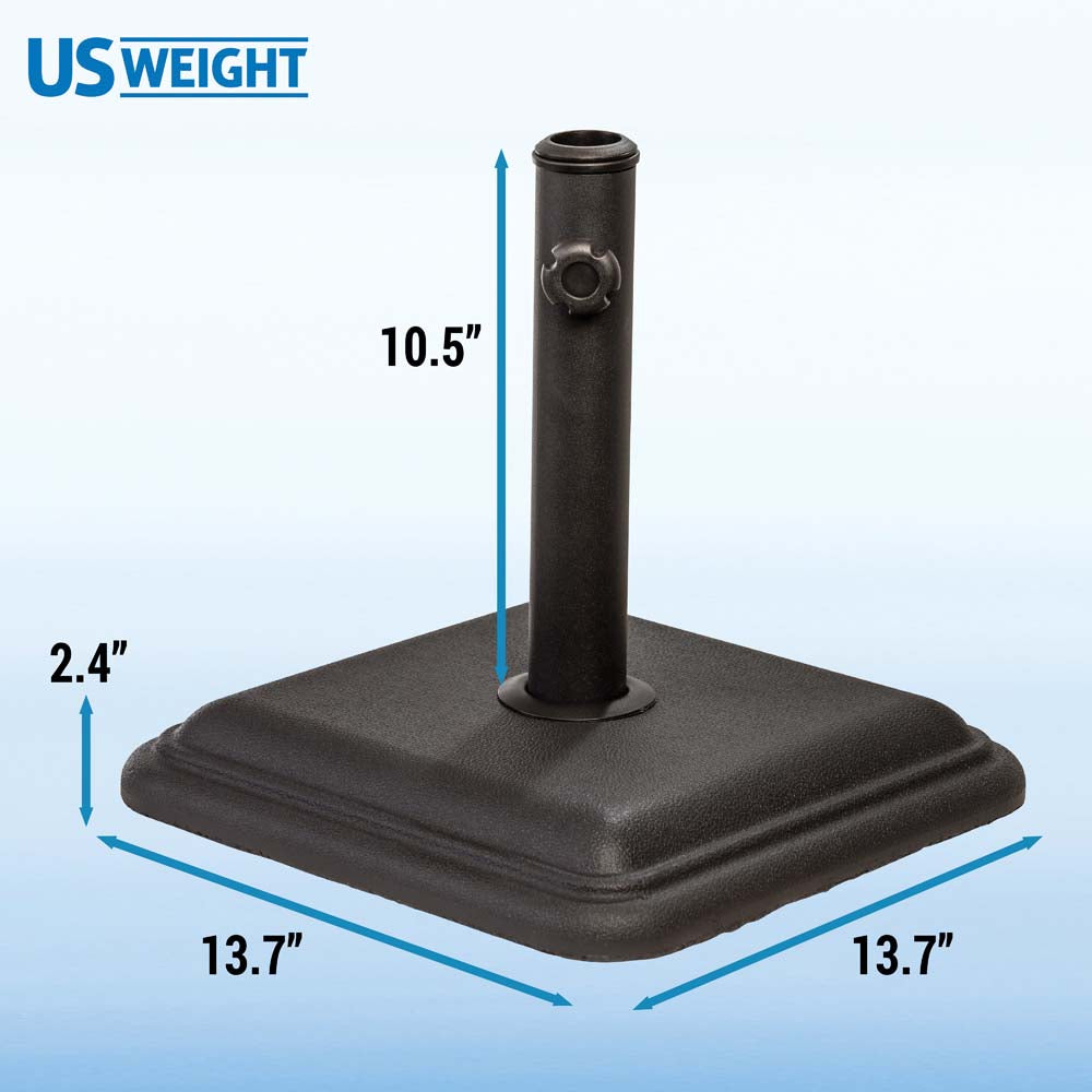 26 lb Black Umbrella Base