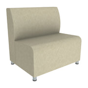 Pro Series Rustic Upholstered Connect Chair - Almond