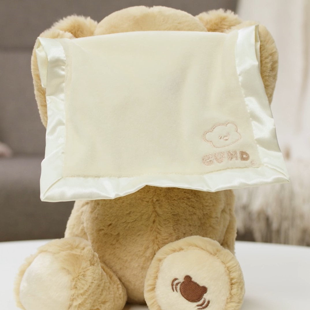 GUND Peek-A-Boo Teddy Bear Plush, Animated Stuffed Animal for Babies and Newborns, 11.5"