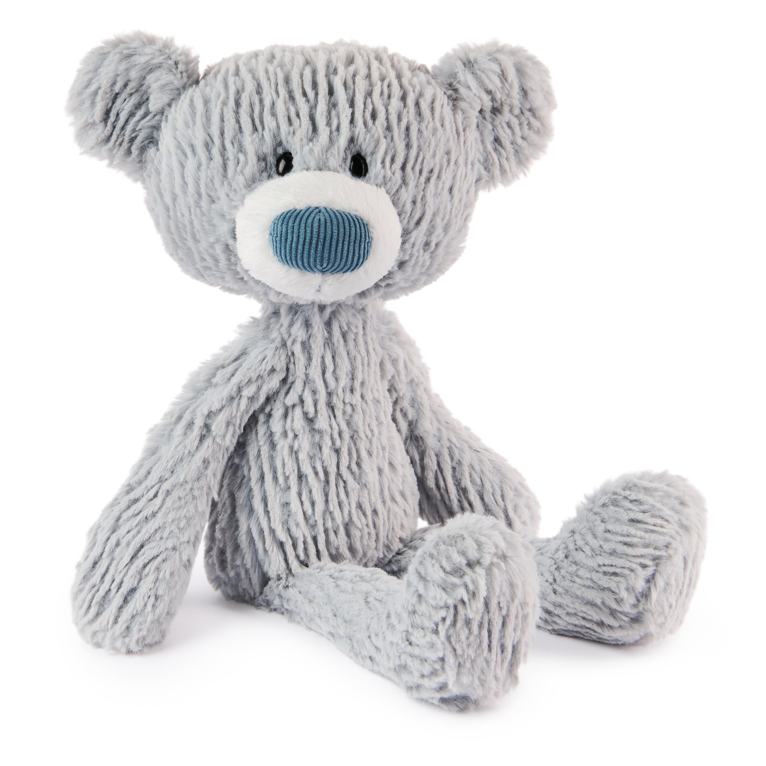 GUND Toothpick Wavy Bear, Teddy Bear Stuffed Animal for Ages 1 and Up, Gray, 15”