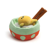 GUND Sanrio Gudetama the Lazy Egg Plush, Gudetama with Noodles, Stuffed Animal for Ages 1 and Up, 4.5”