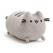 GUND Pusheen the Cat Squisheen Log Plush, Squishy Stuffed Animal for Ages 8 and Up, Gray, 6”
