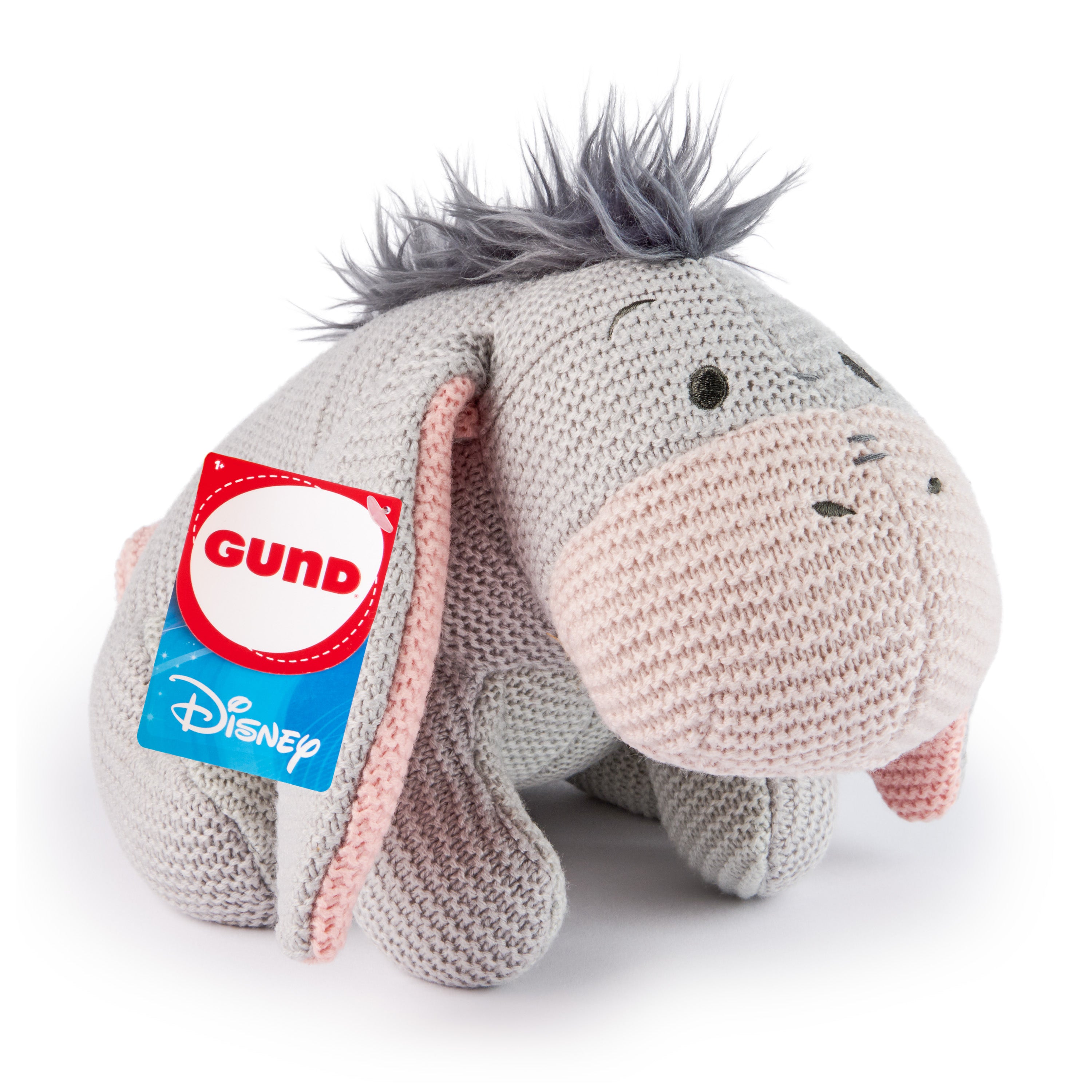 GUND Disney Official Eeyore Knit Plush, Winnie the Pooh, Stuffed Animal for Ages 1 and Up, Gray, 10”