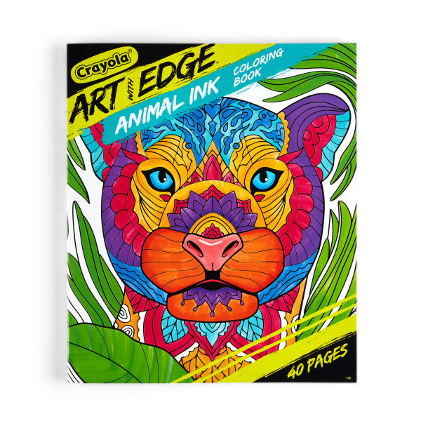 Crayola Jungle Animal Coloring Book, Teen and Adult Coloring, 32 Pages