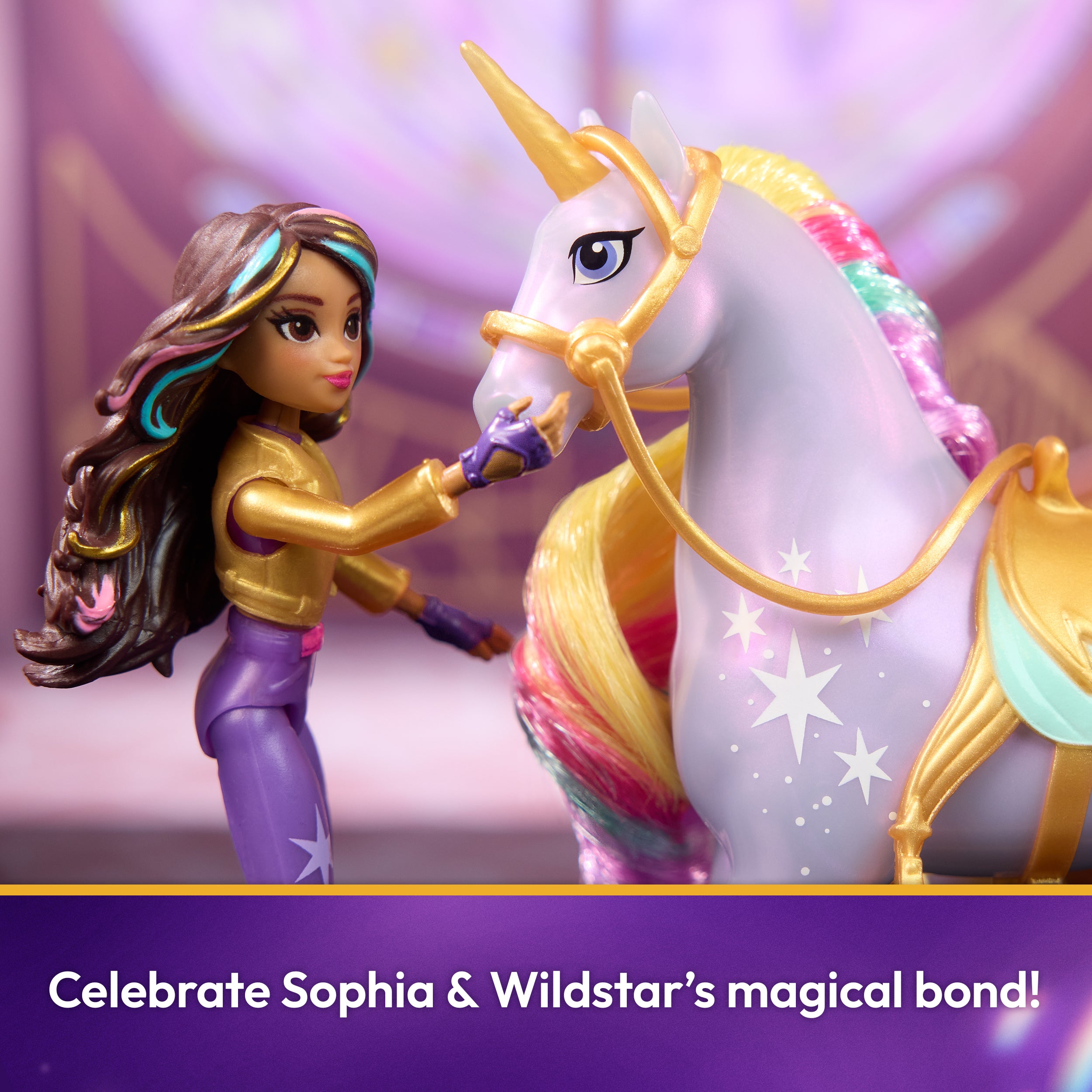 Unicorn Academy, Sophia & Wildstar with 2 Accessories & Hair Tool, Dolls & Unicorn Toys for Girls Ages 4 and up