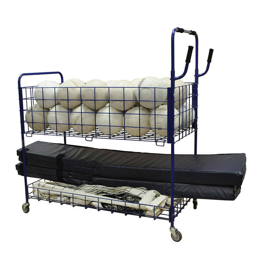 Ball Cart - ToteMaster  Open Top (33 Ball) (Blue)