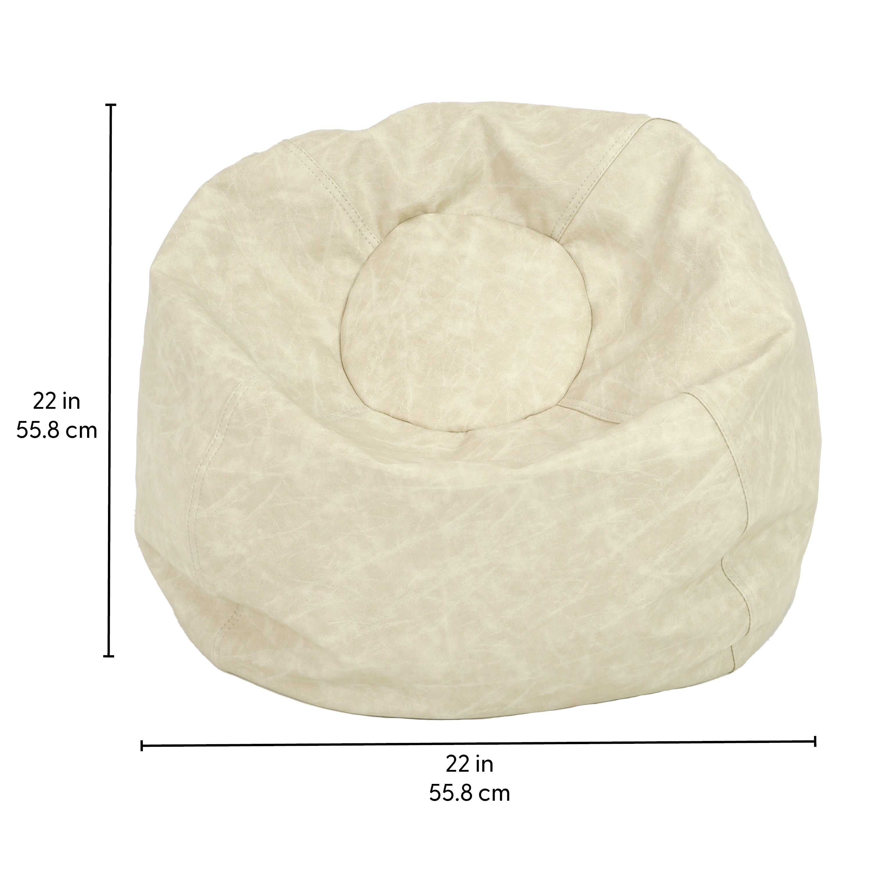 Rustic Classic 22" Toddler Bean Bag - Almond