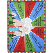 Ten Commandments 7'8" x 10'9" area rug in color Multi