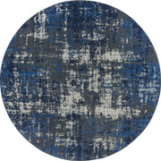 Terra Mae 7'7" Round area rug in color Marine