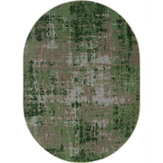 Terra Mae 10'9" x 13'2" Oval area rug in color Meadow