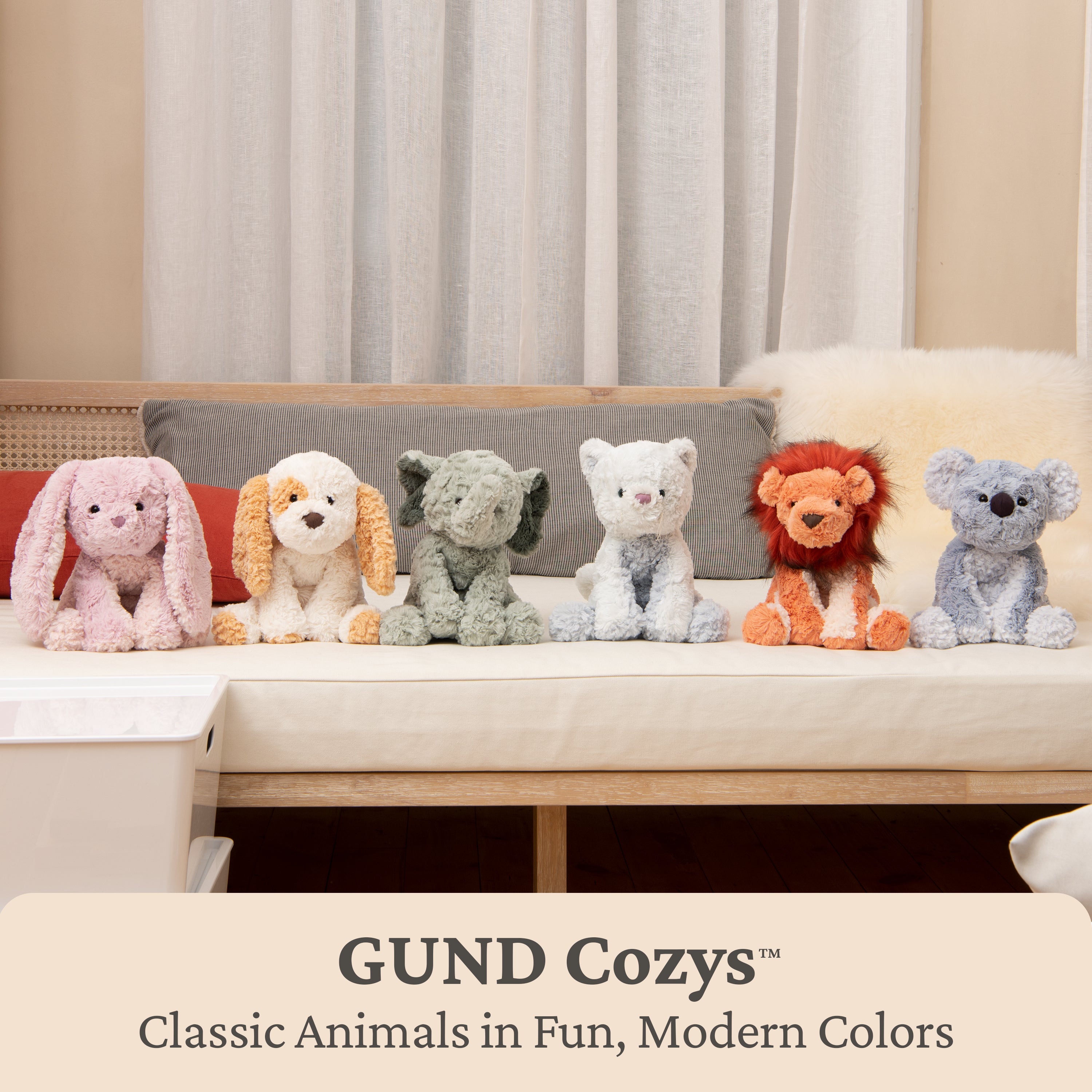 GUND Cozys Collection Monkey Plush, Monkey Stuffed Animal for Ages 1 and Up, Brown, 10”