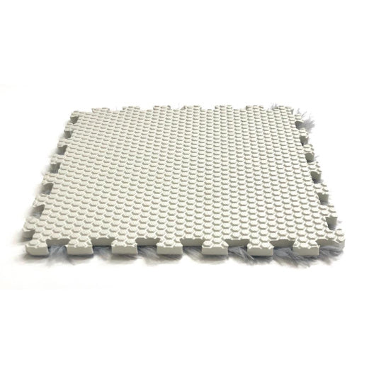 Textured Floor Mat Puzzle (0.25" H x 12" W x 12" L)