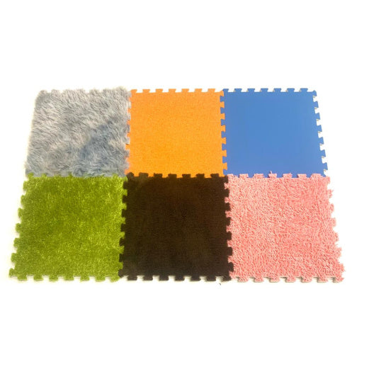 Textured Floor Mat Puzzle (0.25" H x 12" W x 12" L)
