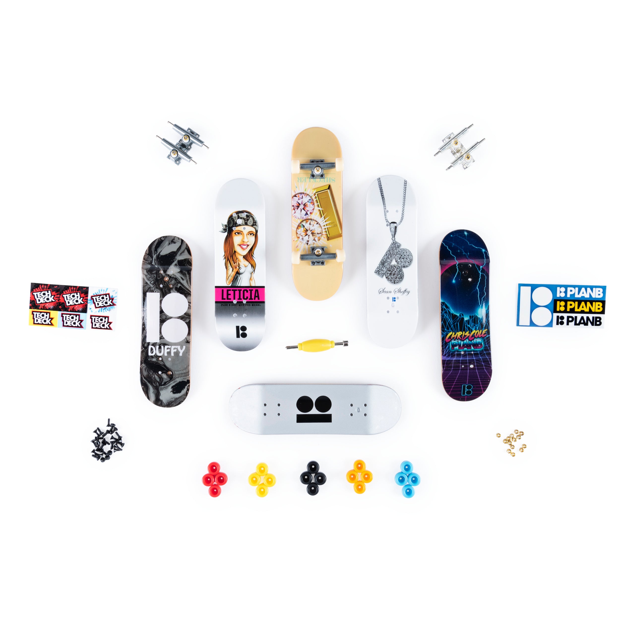 Tech Deck, Sk8shop Fingerboard Bonus Pack, Collectible and Customizable Mini Skateboards Styles May Vary