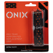 ONIX Pickleball Pro Team Perforated Replacement Grip - Black/Orange