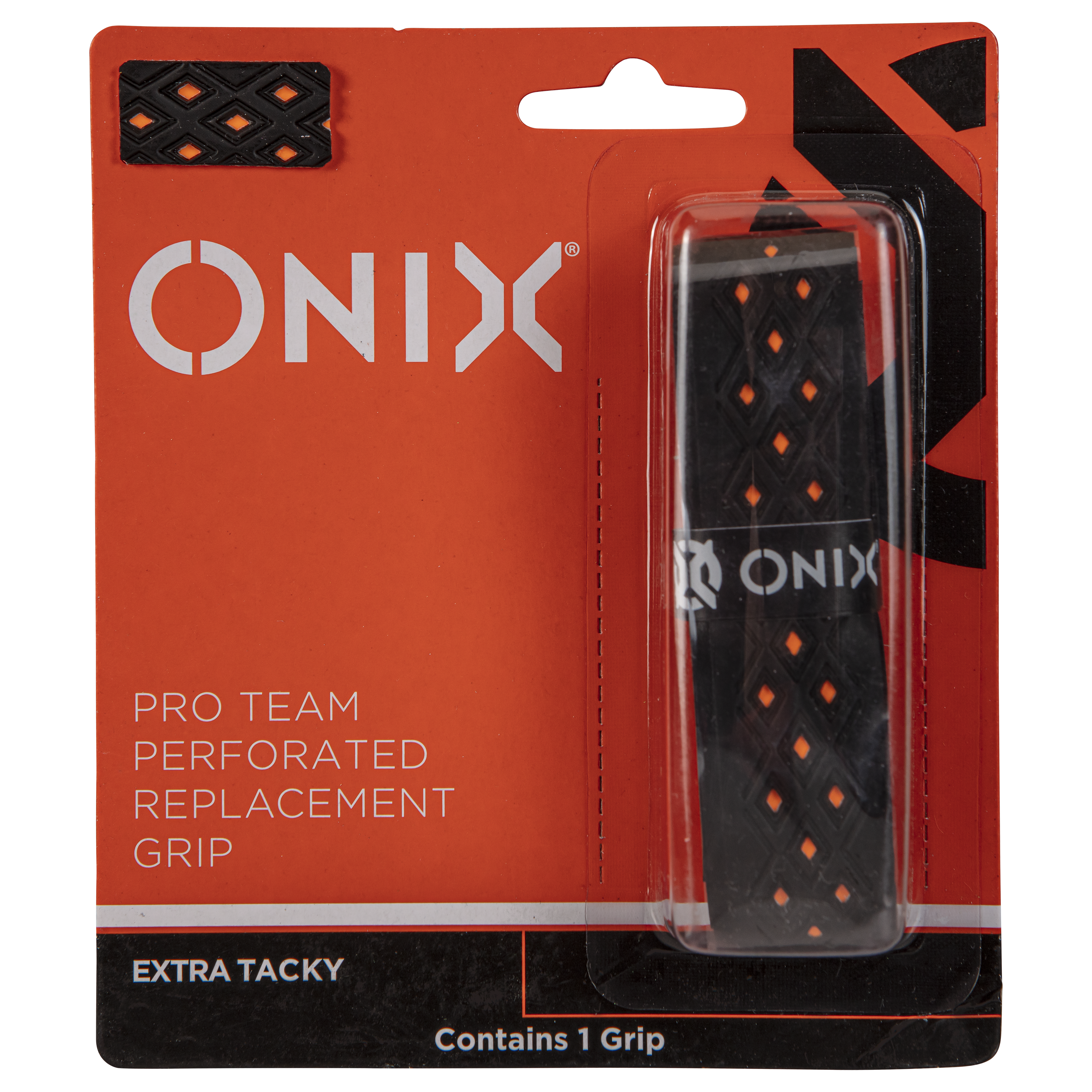 ONIX Pickleball Pro Team Perforated Replacement Grip - Black/Orange