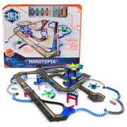 HEX BOTS Nanotopia, Sensory Toys for Kids & Cats with Over 130 Pieces & 7 Nano Bots, Toy Playsets & Mini Robot Toy for Kids Ages 3 & Up, Batteries Included