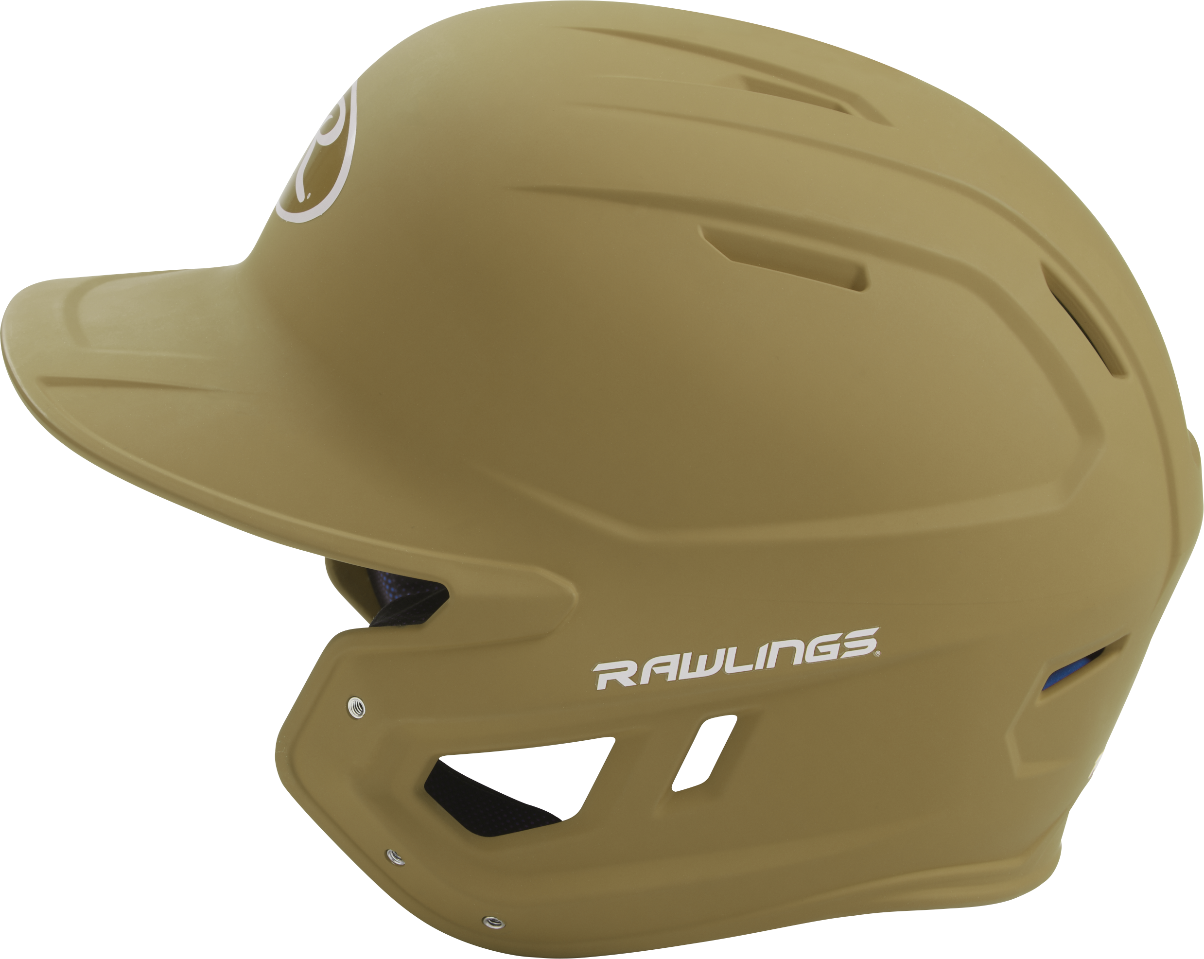 Rawlings Mach Matte Senior Baseball Helmet - Vegas Gold