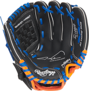 Rawlings Sure Catch Series Youth  Jacob Degrom Signature 10-Inch Baseball Glove - Right Hand Thrower - Black