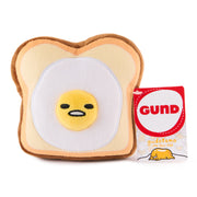 GUND Sanrio Gudetama The Lazy Egg Stuffed Animal, Gudetama Egg Toast Plush Toy for Ages 1 and Up, 5”