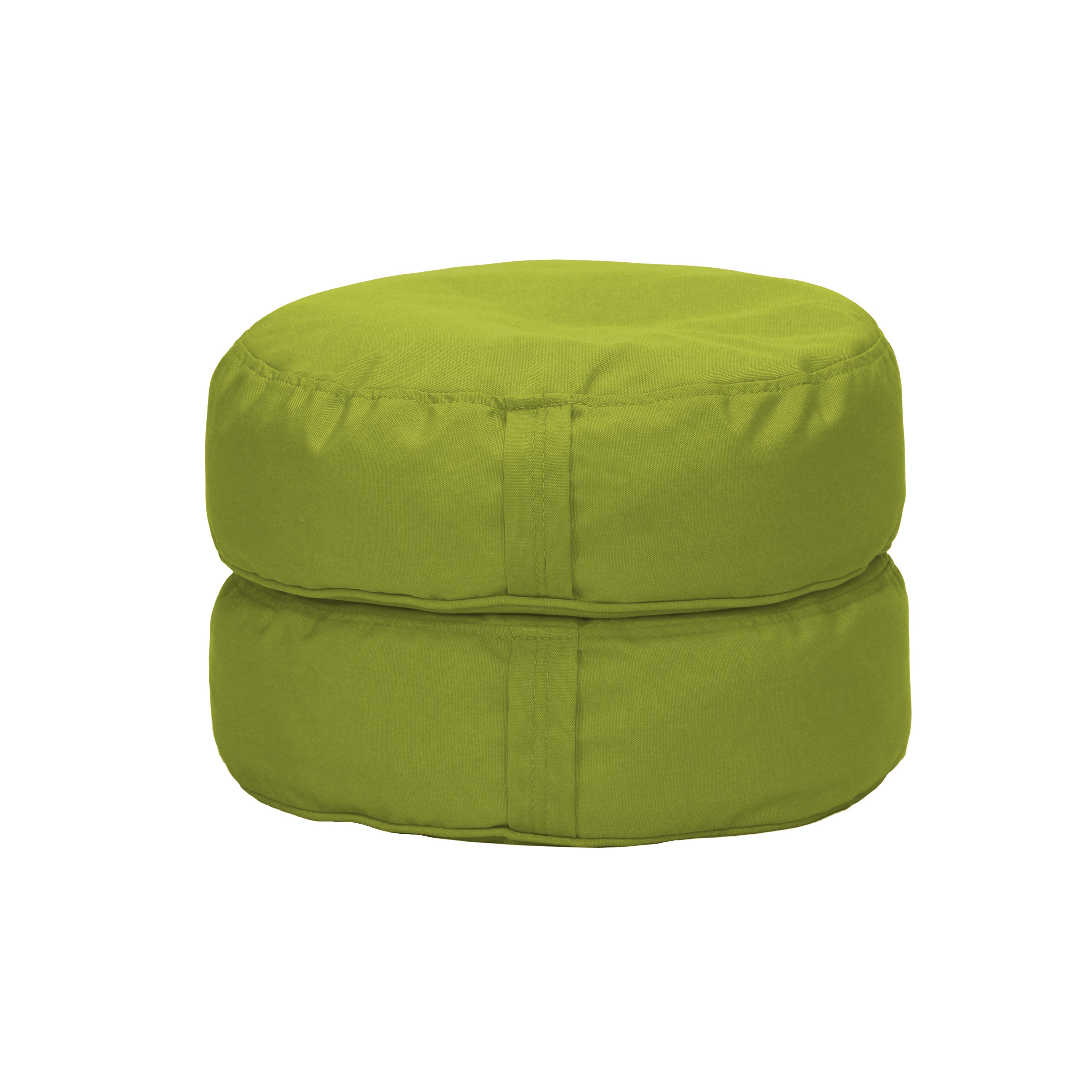 Element 16" Round Bean Cushions, 2-Piece - Lime Green