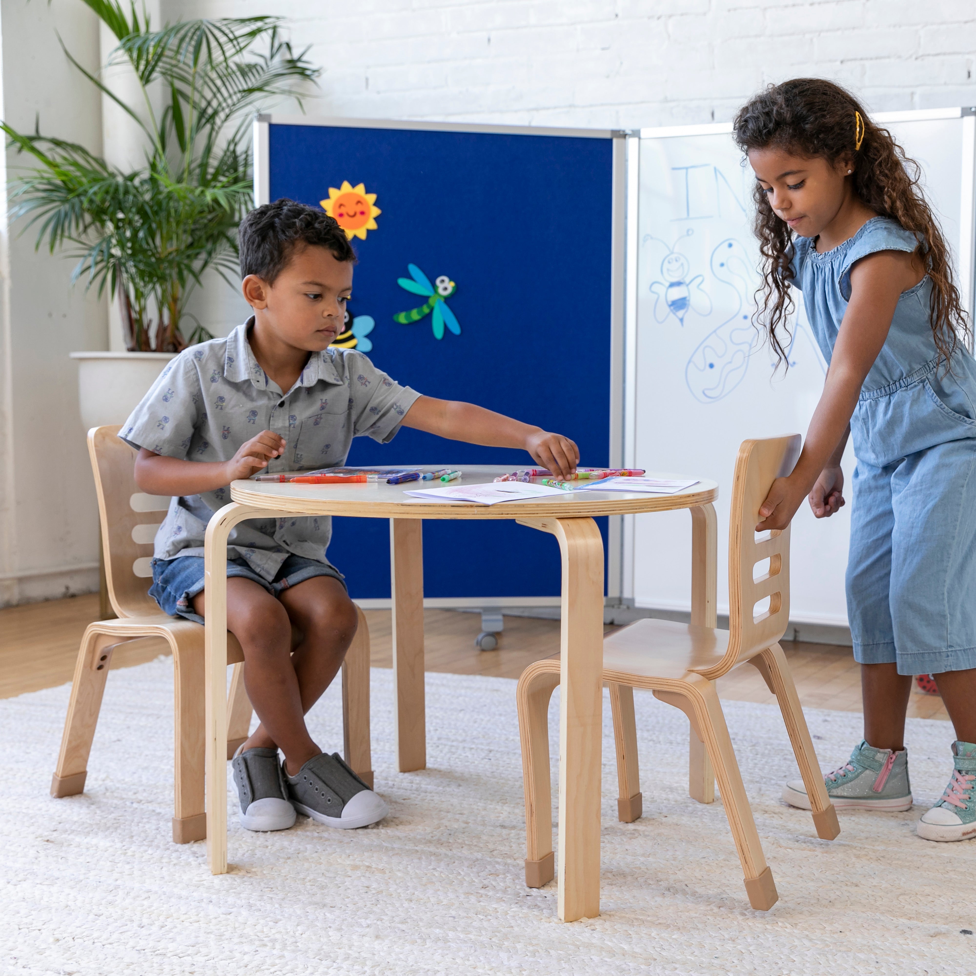 12in Bentwood Chair 2-Pack - Natural