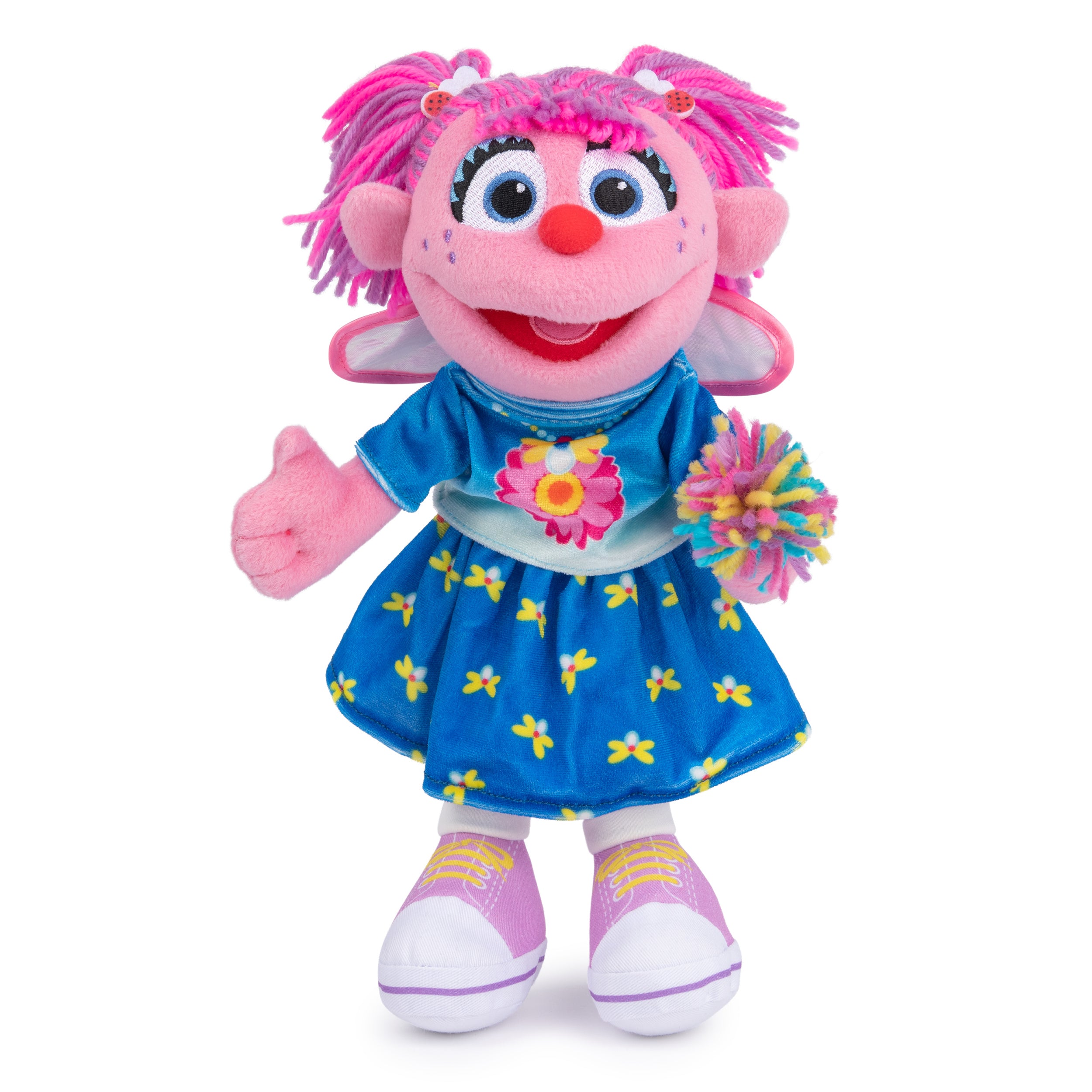 GUND Sesame Street Official Abby Cadabby Muppet Plush, Premium Plush Toy for Ages 1 & Up, Pink/Blue, 11”
