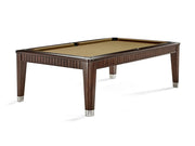 The Henderson 8' Espresso , Pool Table - 103.1"L x 59.1"W x 32"H