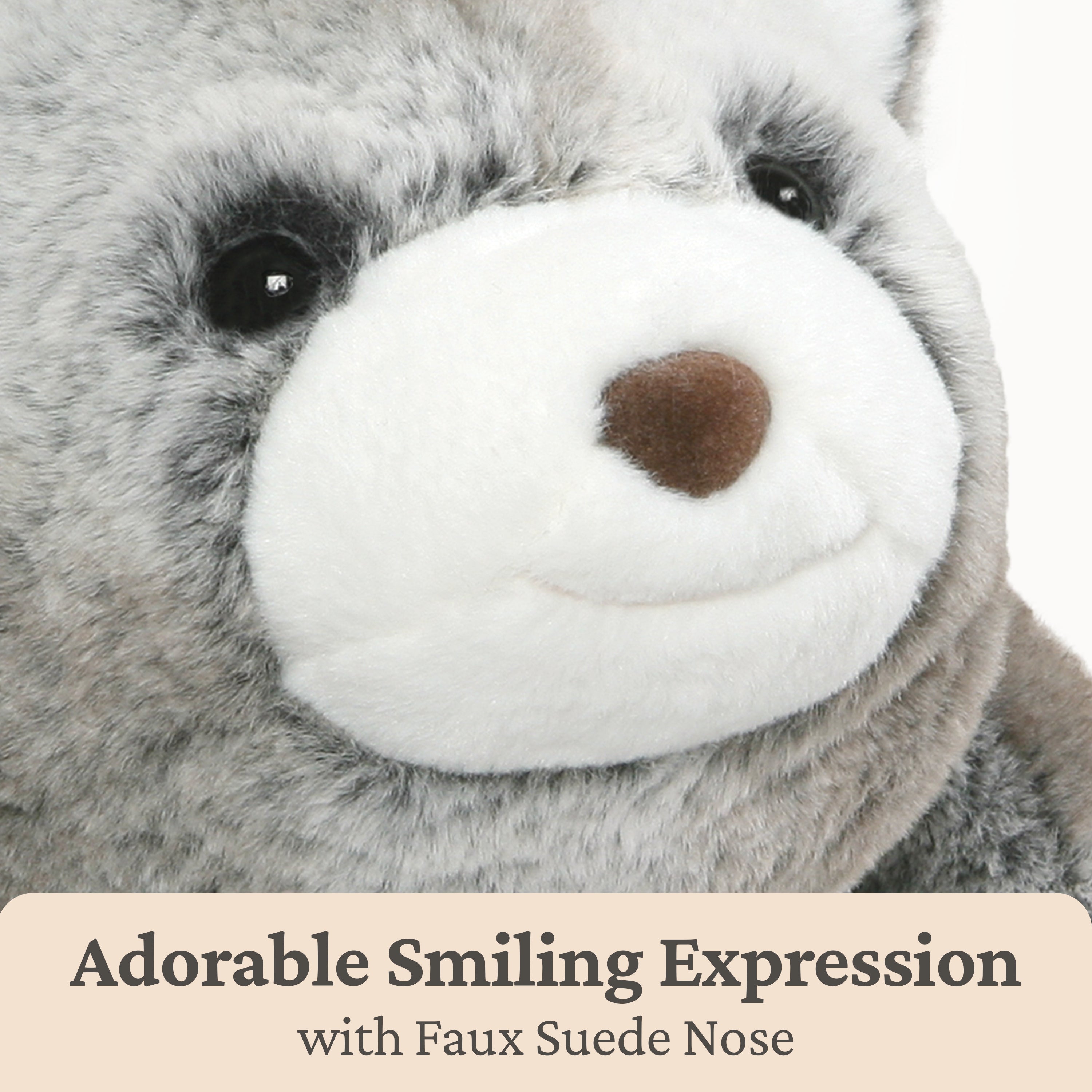 GUND Original Snuffles Teddy Bear, Premium Stuffed Animal for Ages 1 and Up, Gray/Brown, 13”