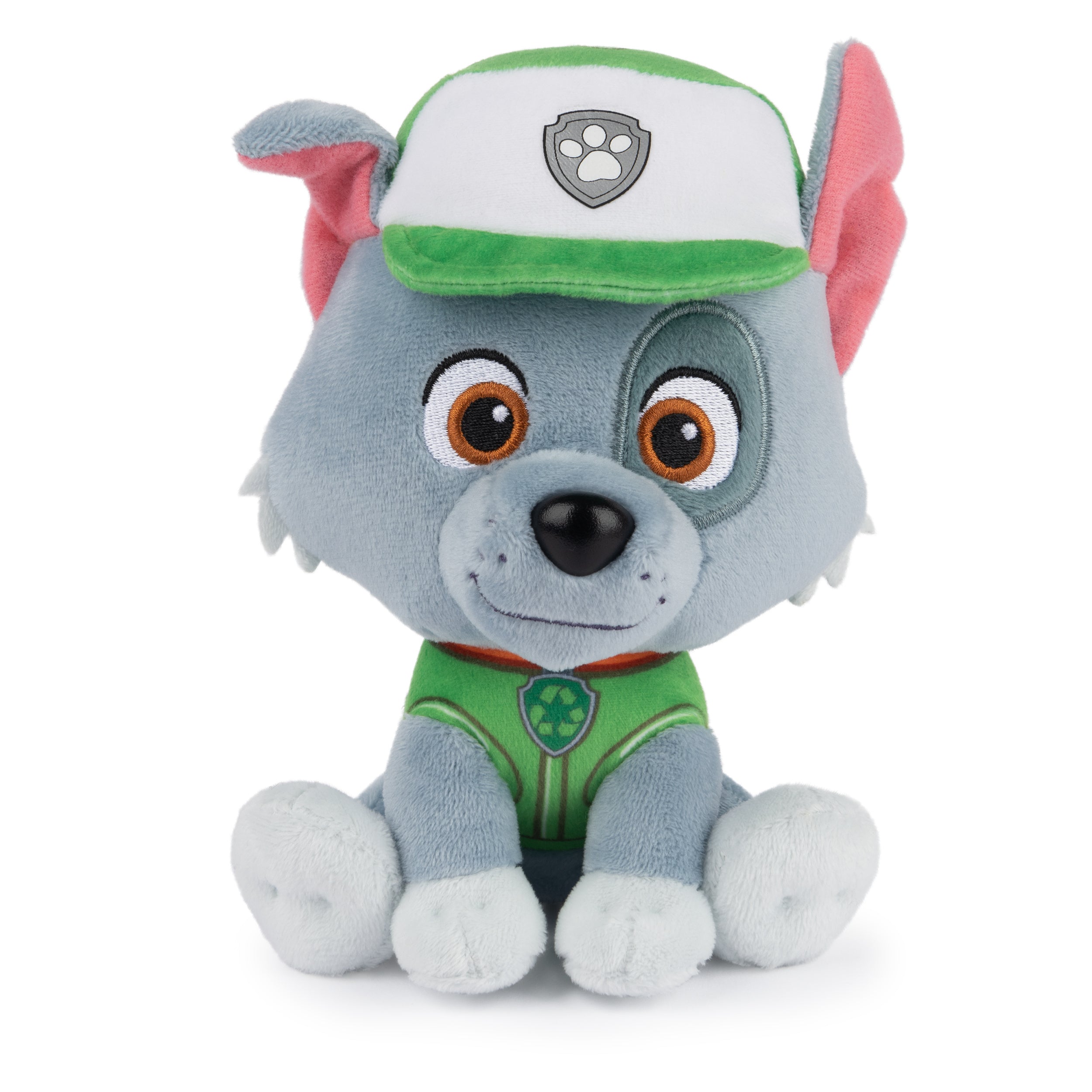 GUND Official PAW Patrol Rocky in Signature Recycling Uniform Plush Toy, Stuffed Animal for Ages 1 and Up, 6"