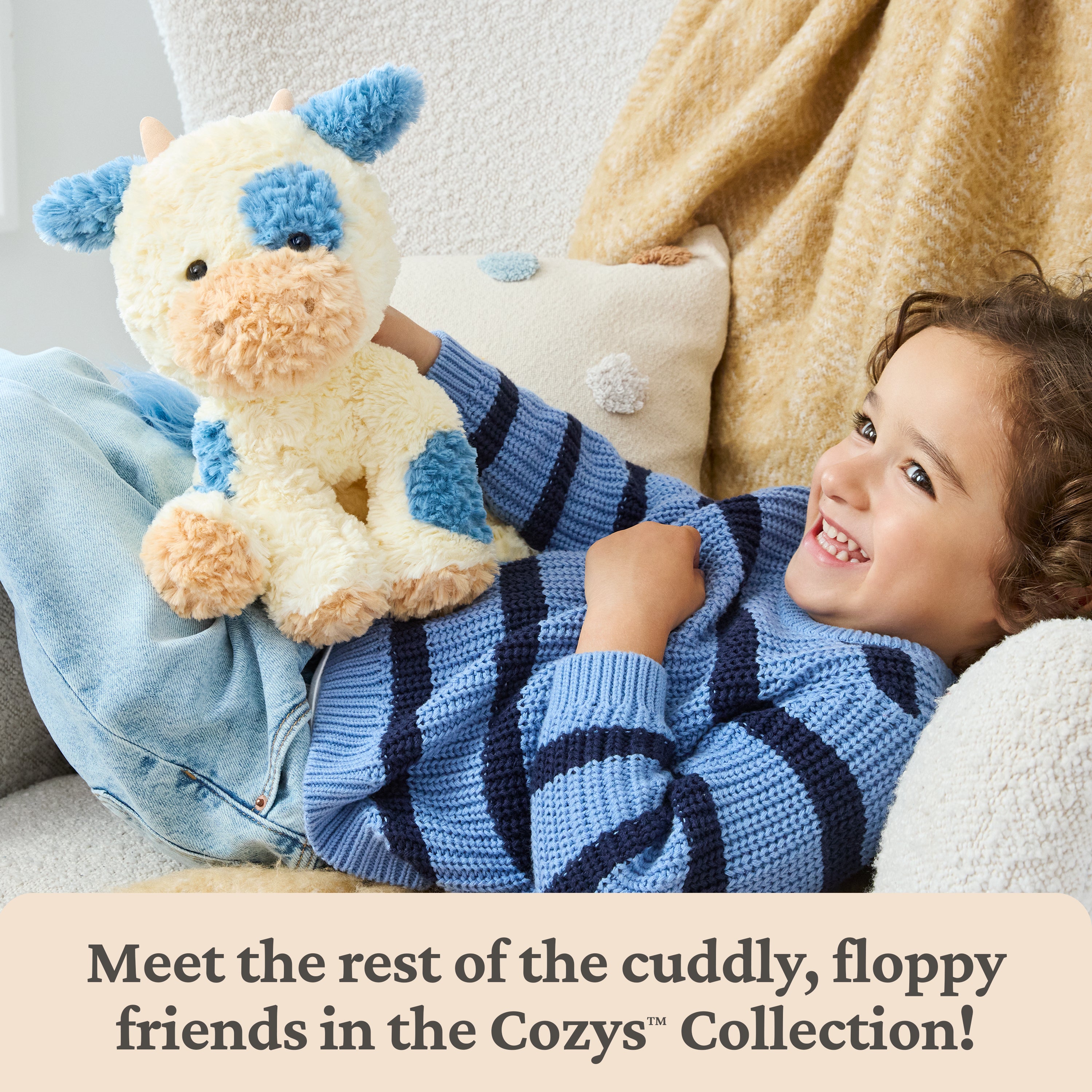 GUND Cozys Collection Pig Plush, Pig Stuffed Animal for Ages 1 and Up, Pink, 10”